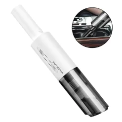 Handheld Vacuum, Car Vacuum Cleaner Cordless 6000PA High Power Small Mini Portable USB Rechargeable Hand Vacuum, For Home, Car, Narrow Spaces ,White