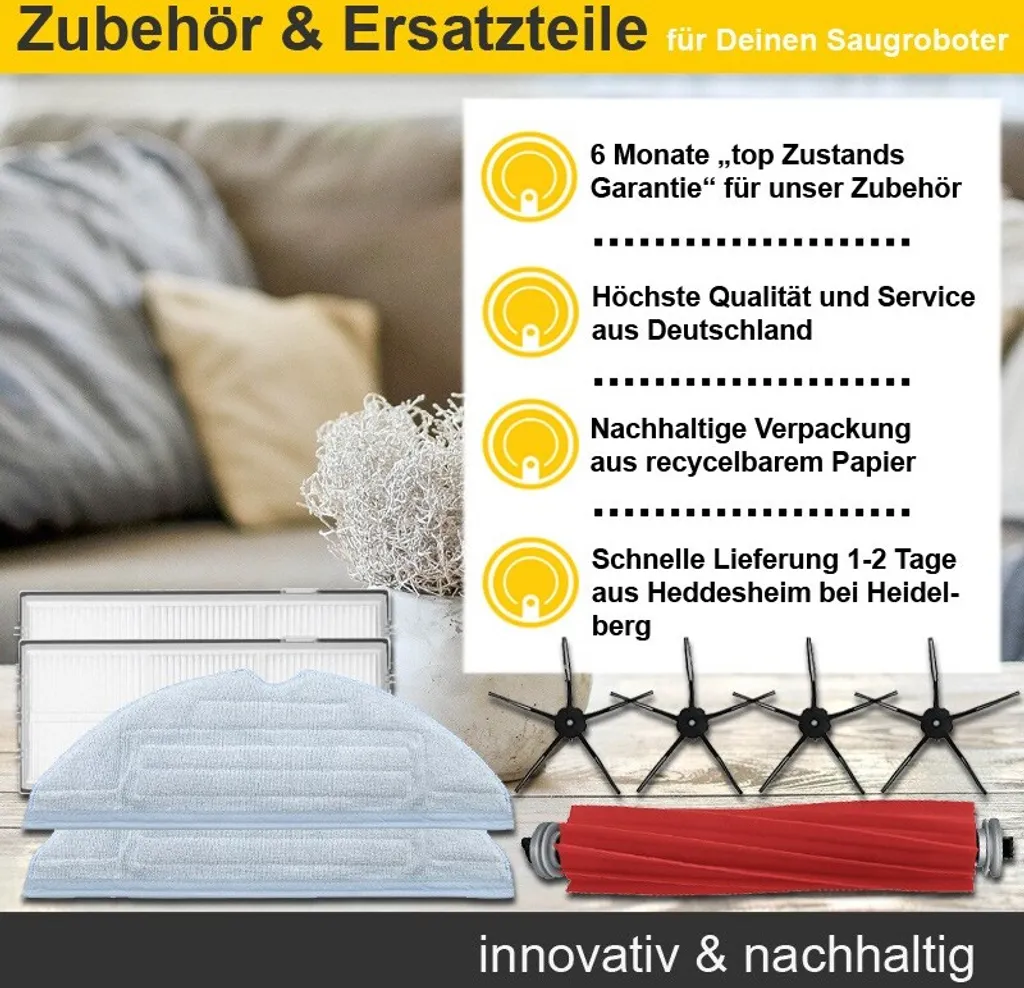 Staubbeutel, Ersatz-Staubbeutel (3 Stück) Für Yeedi Vac 2 Pro Mit Absaugstation 3 Staubbeutel, Ersatz-Staubbeutel (3 Stück) Für Yeedi Vac 2 Pro Mit Absaugstation – Bild 3