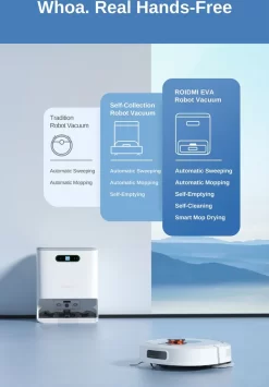 Roidmi Eva Mop Station Staubsauger 3200pa 2-in-1 Saug Und Wischroboter Mit Absaugstation, Mopp- Und Saugroboter, Automatisch Waschen Von Mopps -Philips Haushaltsgeräte Verkaufsgeschäft f3d64ed5ec225d46ddc3b36f3fb8ba77