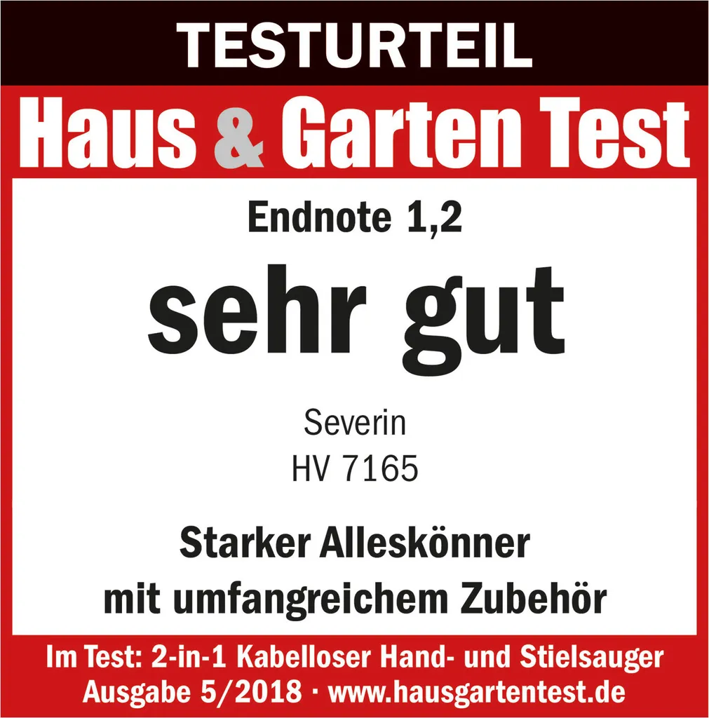 SEVERIN Akku Hand-/Bodenstaubsauger S'Power Topspin HV 7165 15 SEVERIN Akku Hand-/Bodenstaubsauger S'Power Topspin HV 7165 – Bild 15