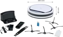 MEDION Saugroboter Mit Ladestation E32 (Modell 2021, Roboterstaubsauger Für Hartböden, Fliesen, Laminat, Tierhaar Optimiert, Direktabsaugung, Autom. Rückkehr Zur Ladestation) -Philips Haushaltsgeräte Verkaufsgeschäft f6e998f8dc167aed40786e2a69781790