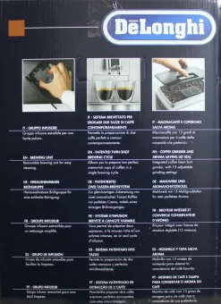 De'Longhi DeLonghi ECAM 25.120.B Kaffeevollautomat Schwarz -Philips Haushaltsgeräte Verkaufsgeschäft f6f1d77e1d060179a5c571f5022dc800