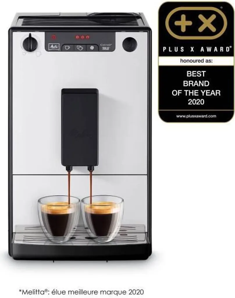MELITTA E950-666 - Automatische Kaffeemaschine Solo Pure Silver - 1400 W - 3 Intensitätseinstellungen - 125 G Bohnenbehälter 1 MELITTA E950-666 - Automatische Kaffeemaschine Solo Pure Silver - 1400 W - 3 Intensitätseinstellungen - 125 G Bohnenbehälter