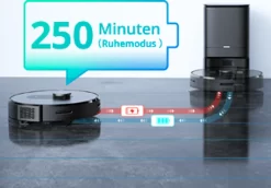 360 SMARTAI Botslab S8 Plus Staubsauger Roboter Mit Absaugstation 4L, 2700Pa Saugroboter Mit Wischfunktion Lasernavigation,Kartierung Mehrerer Etagen -Philips Haushaltsgeräte Verkaufsgeschäft f81cecf2e21d8543eaa41bbaf85a4f0c