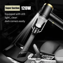 Handstaubsauger Kabellos, Tragbarer Handstaubsauger Für Auto Und Zuhause, Leichter Kabelloser Wiederaufladbarer Staubsauger Mit 9000 PA Starker Saugkraft,Black -Philips Haushaltsgeräte Verkaufsgeschäft fb04360dc12c200d9533cce029f6ffcd