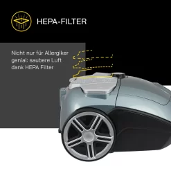 GUTFELS CLEAN 2010 Bodenstaubsauger | 800 Watt Leistung | Integriertes Zubehör | 3 Liter Staubbehälter -Philips Haushaltsgeräte Verkaufsgeschäft fe4d63d6b79eb16e479c9b1418b03788